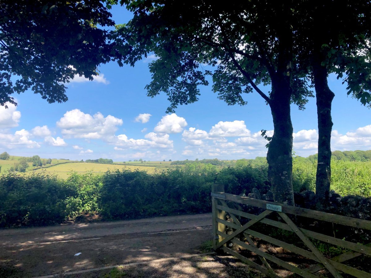 Views from Charterhouse across the Mendip Hills